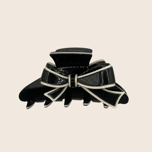 Bow Clip - Lemon Lua Bow Clip Lemon Lua Black Lemon Lua Bow Clip Bow Clip