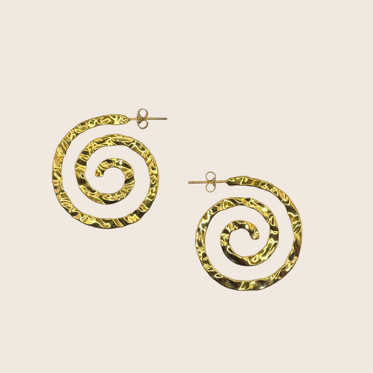 Spiral Earrings - Lemon Lua Spiral Earrings Lemon Lua Gold Lemon Lua Spiral Earrings Spiral Earrings
