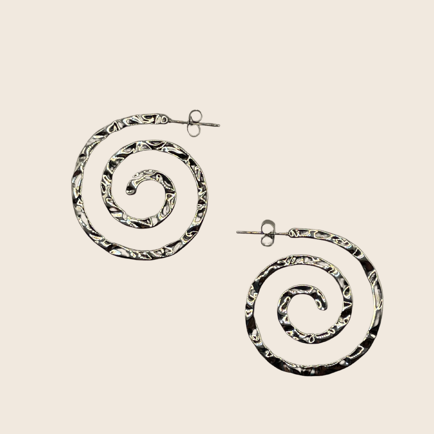 Spiral Earrings - Lemon Lua Spiral Earrings Lemon Lua Silver Lemon Lua Spiral Earrings Spiral Earrings