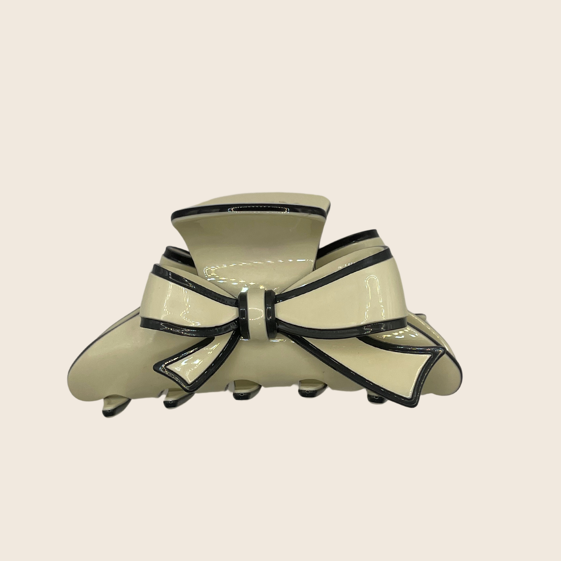 Bow Clip - Lemon Lua Bow Clip Lemon Lua Creme Lemon Lua Bow Clip Bow Clip