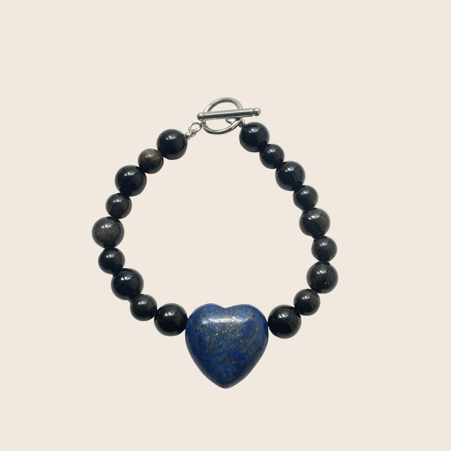 Obsidian Heart Bracelet/Anklet