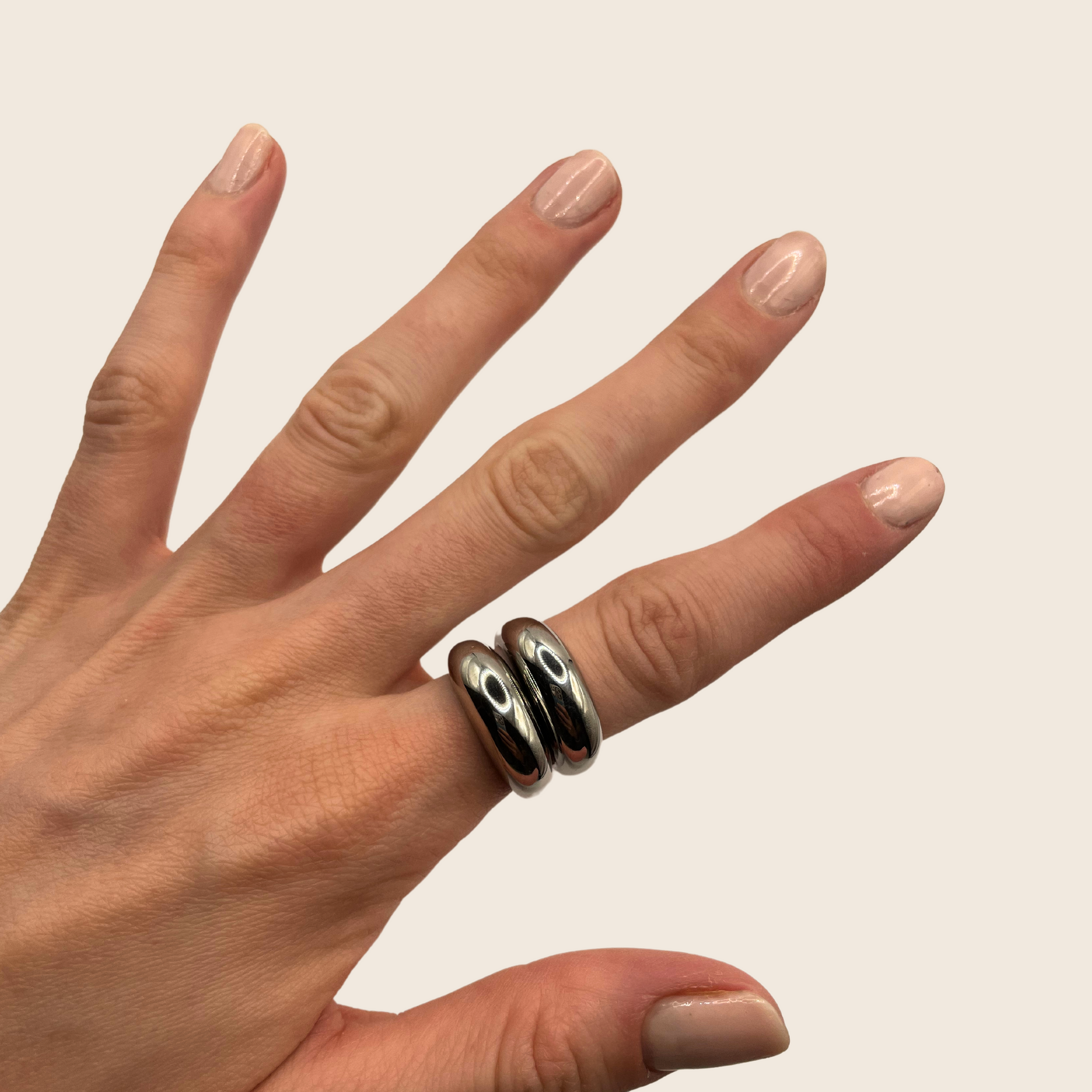 Moon Ring - Lemon Lua Moon Ring Lemon Lua Silver / 6 Lemon Lua Moon Ring Moon Ring