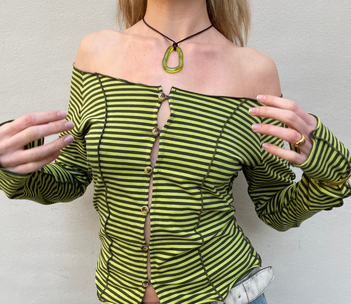 Oval Glass Necklace