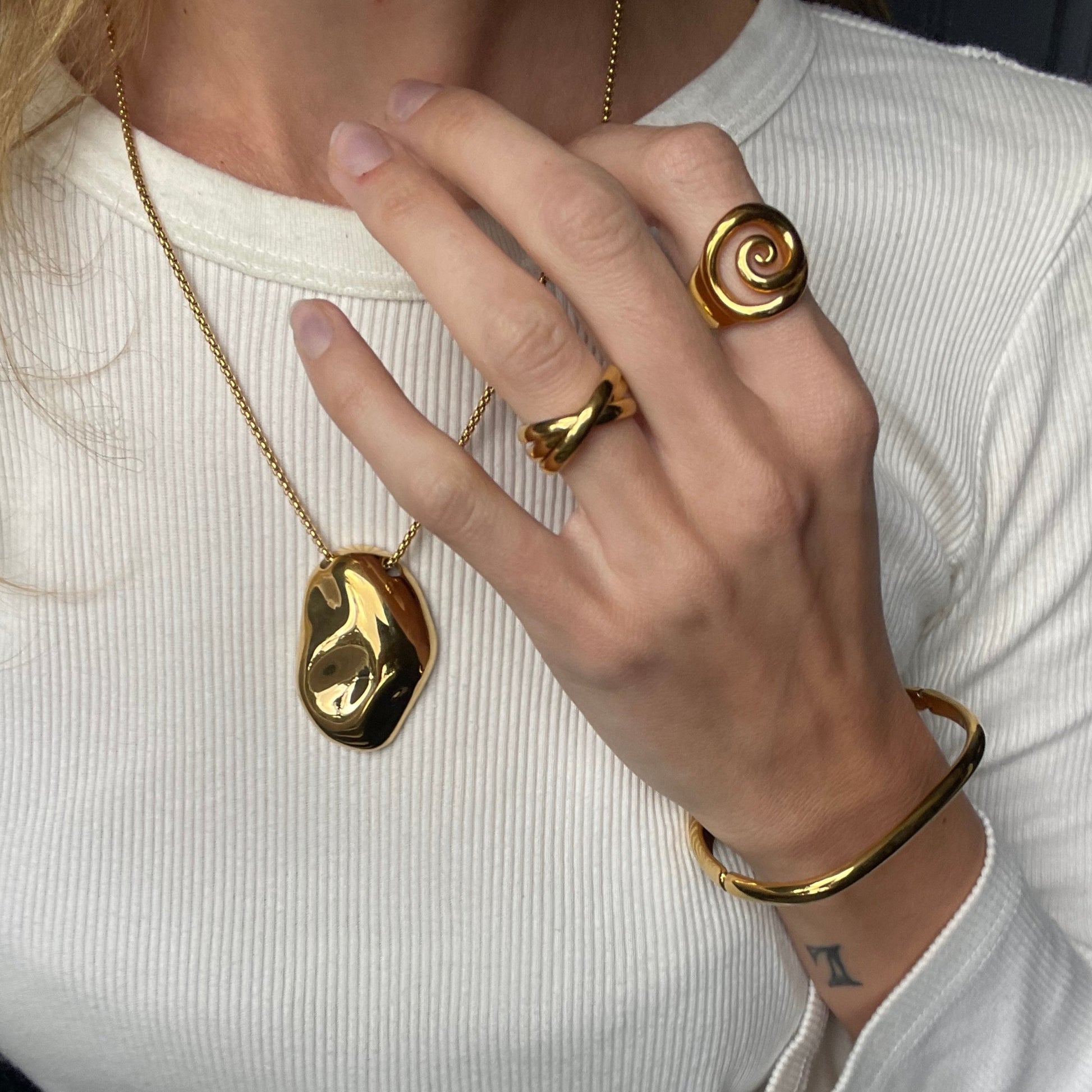Trio Ring - Lemon Lua Trio Ring Lemon Lua 6 / Silver Lemon Lua Trio Ring Trio Ring