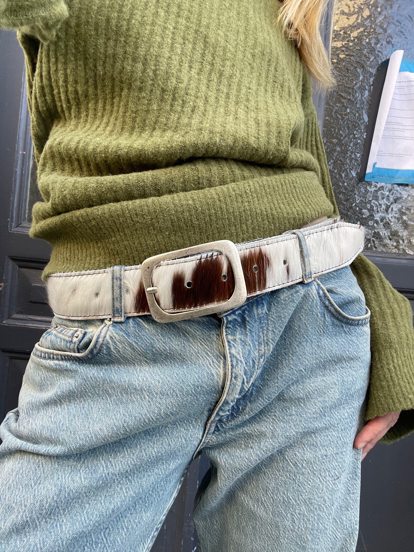 PREORDER Saddle Cowhide Belt