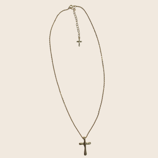 Cross Necklace - Lemon Lua Cross Necklace Lemon Lua Gold Lemon Lua Cross Necklace Cross Necklace