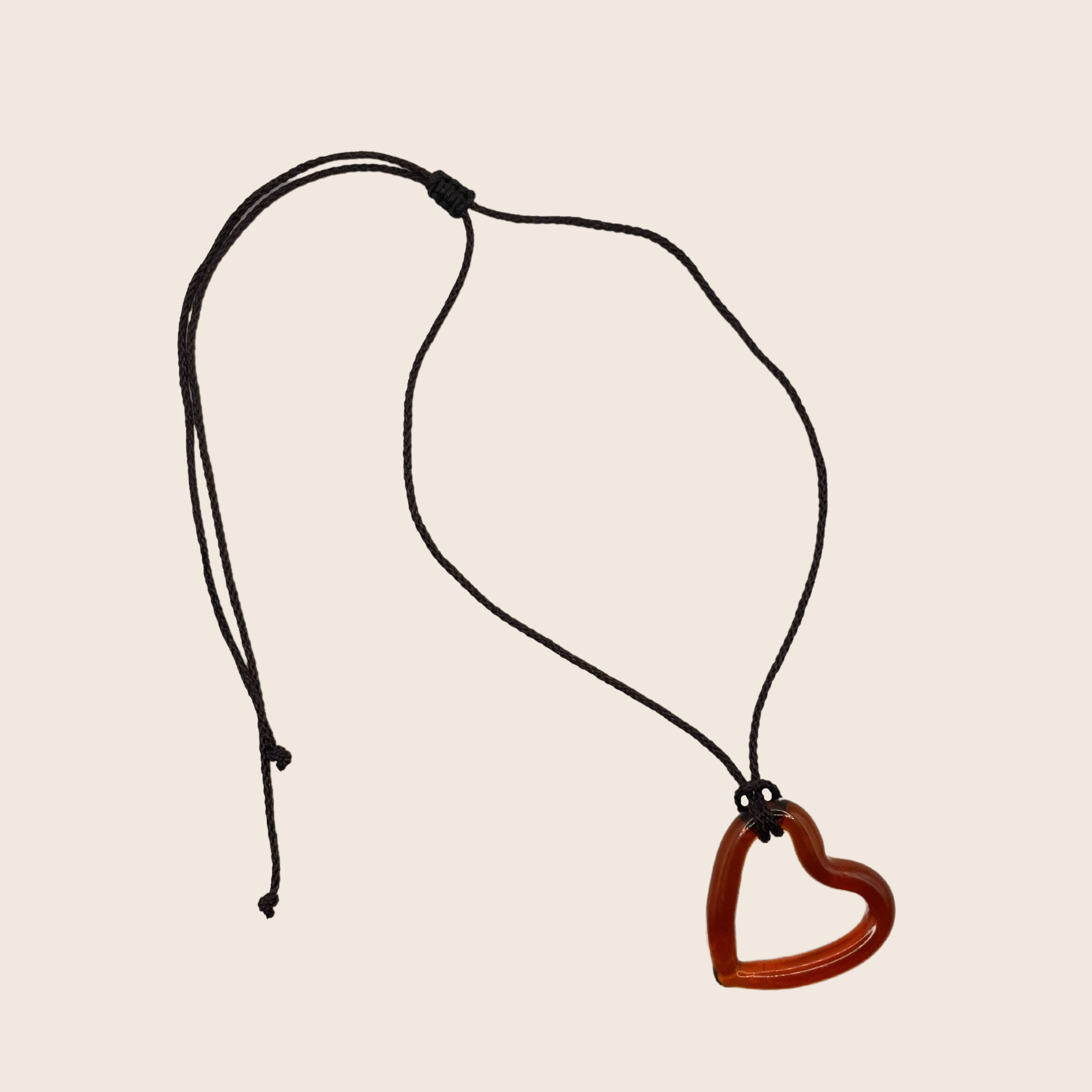 Sunburst Heart Charm Necklace on Leather Cord – Layla G Jewelry