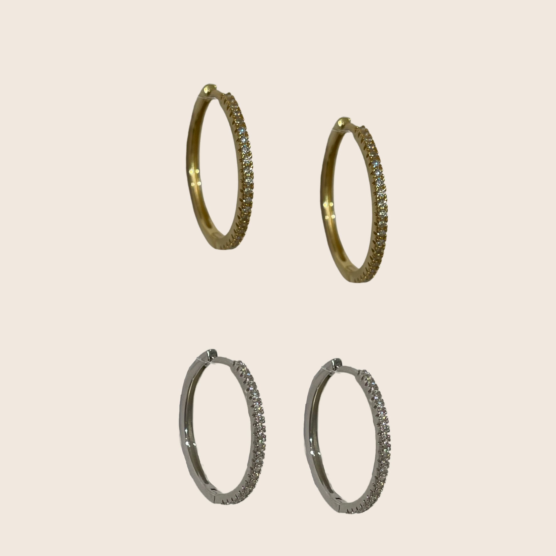Mini Diamond Hoops - Lemon Lua Mini Diamond Hoops Lemon Lua Gold Lemon Lua Mini Diamond Hoops Mini Diamond Hoops