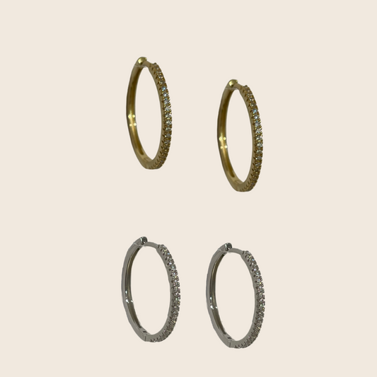 Mini Diamond Hoops - Lemon Lua Mini Diamond Hoops Lemon Lua Gold Lemon Lua Mini Diamond Hoops Mini Diamond Hoops