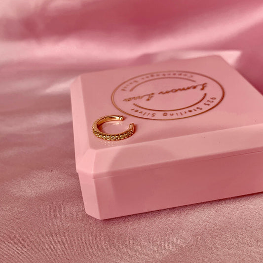 Pavé Ear Cuff - Lemon Lua Pavé Ear Cuff Lemon Lua Default Title Lemon Lua Pavé Ear Cuff Pavé Ear Cuff