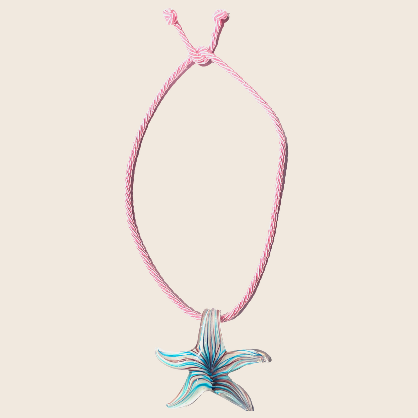Estrella De Mar Striped Glass Necklace - Lemon Lua Estrella De Mar Striped Glass Necklace Lemon Lua Aqua Lilac Lemon Lua Estrella De Mar Striped Glass Necklace Estrella De Mar Striped Glass Necklace