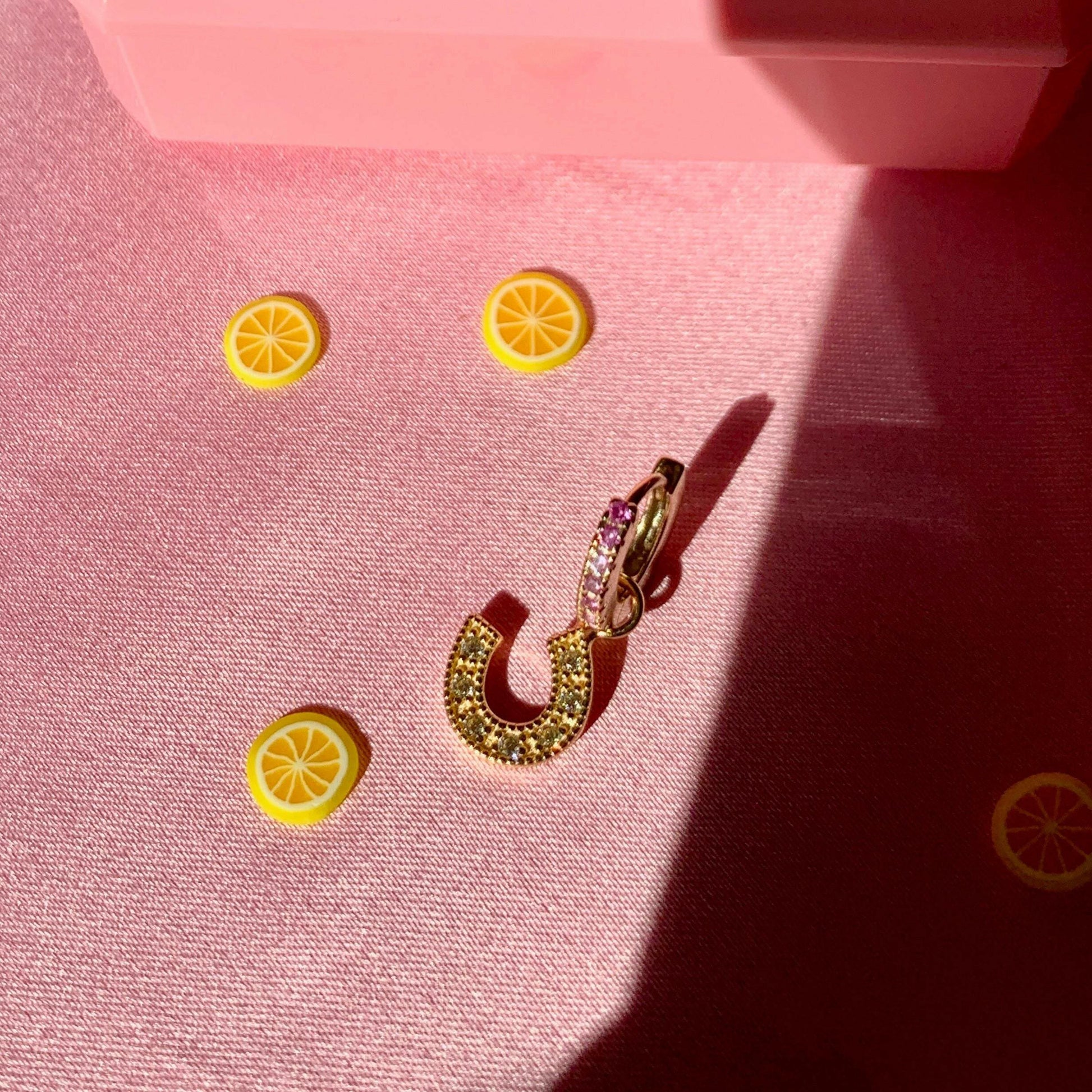 Horseshoe Charm - Lemon Lua Horseshoe Charm Lemon Lua Default Title Lemon Lua Horseshoe Charm Horseshoe Charm