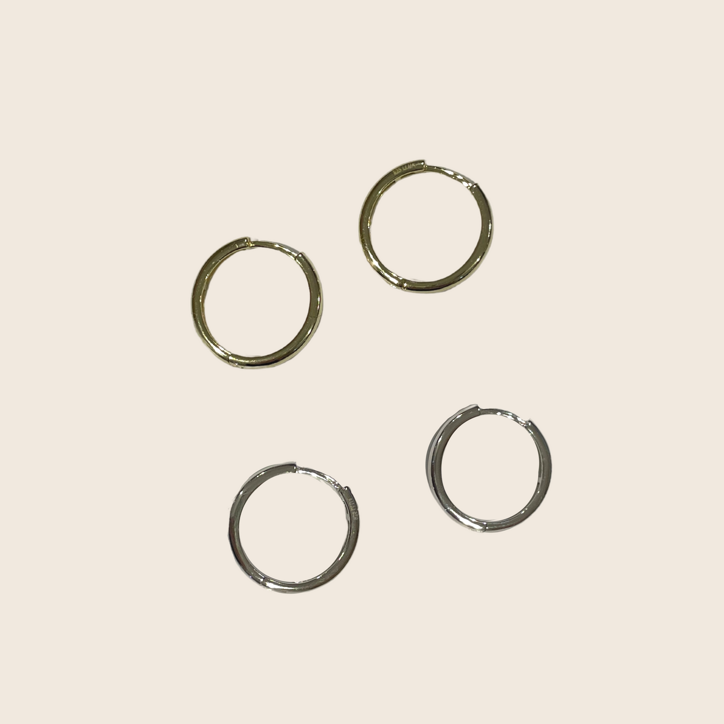 Classic Hoop - Lemon Lua Classic Hoop Lemon Lua A pair / Gold Lemon Lua Classic Hoop Classic Hoop