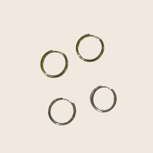 Classic Hoop - Lemon Lua Classic Hoop Lemon Lua A pair / Gold Lemon Lua Classic Hoop Classic Hoop