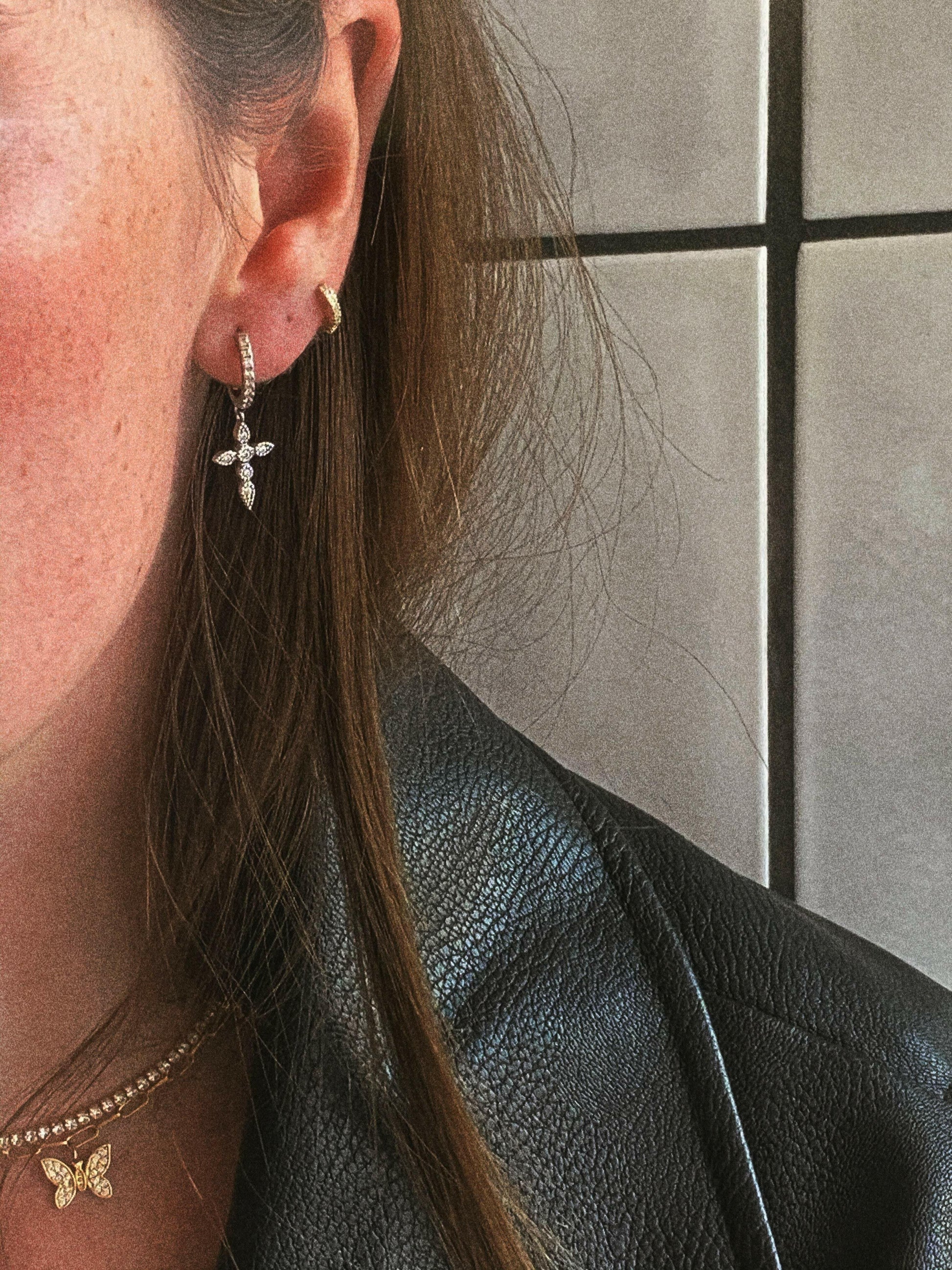 Cross Earrings - Lemon Lua Cross Earrings Lemon Lua Lemon Lua Cross Earrings Cross Earrings