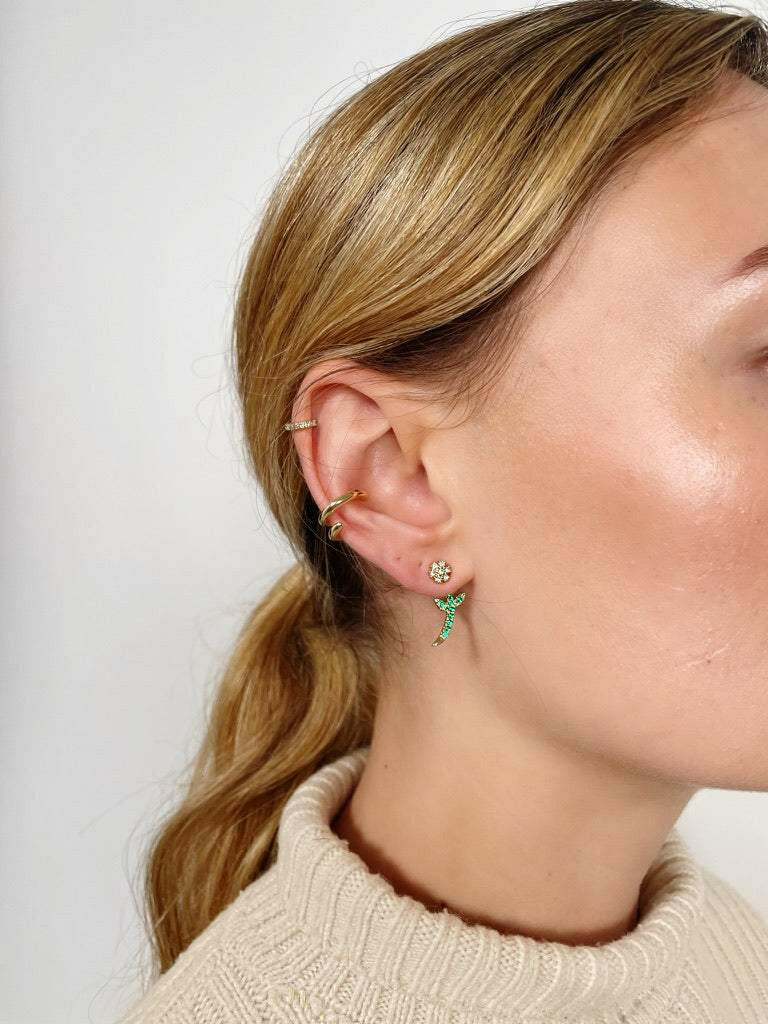 Chunky Ear Cuff - Lemon Lua Chunky Ear Cuff Lemon Lua Default Title Lemon Lua Chunky Ear Cuff Chunky Ear Cuff