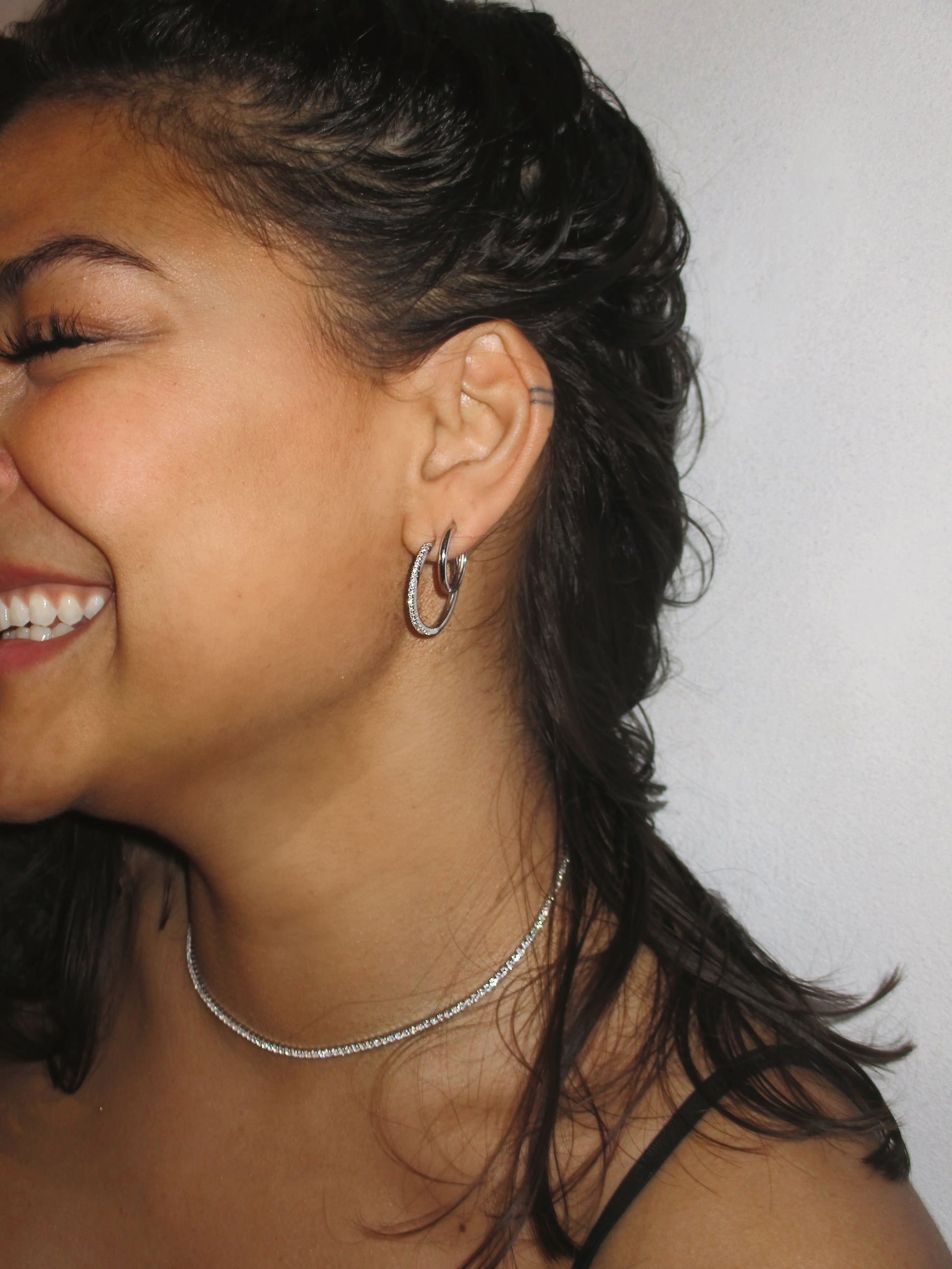 Mini Diamond Hoops - Lemon Lua Mini Diamond Hoops Lemon Lua Lemon Lua Mini Diamond Hoops Mini Diamond Hoops