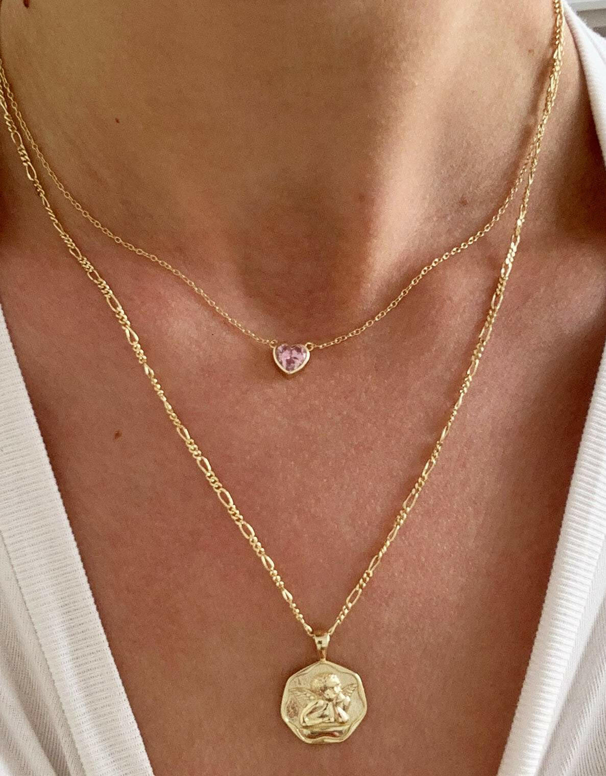 Amour Necklace - Lemon Lua Amour Necklace Lemon Lua Default Title Lemon Lua Amour Necklace Amour Necklace