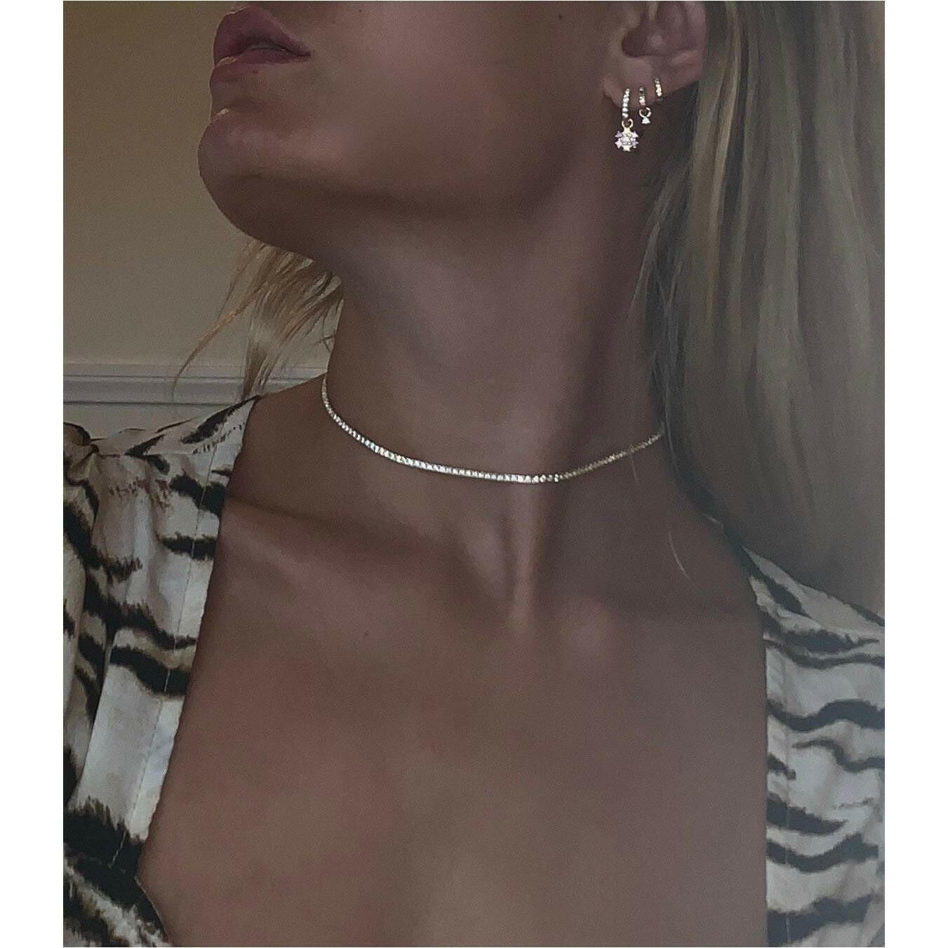 Tennis Choker - Lemon Lua Tennis Choker Lemon Lua Gold White Lemon Lua Tennis Choker Tennis Choker