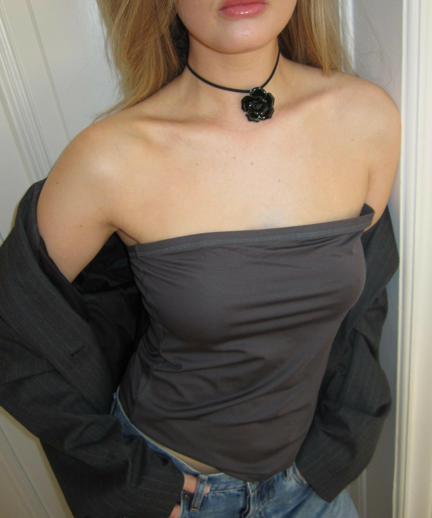 Black Rose Necklace - Lemon Lua Black Rose Necklace Lemon Lua Lemon Lua Black Rose Necklace Black Rose Necklace