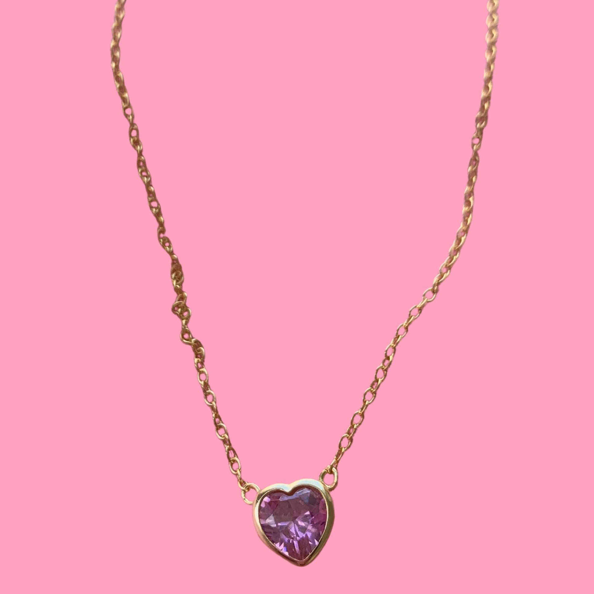 Amour Necklace - Lemon Lua Amour Necklace Lemon Lua Default Title Lemon Lua Amour Necklace Amour Necklace