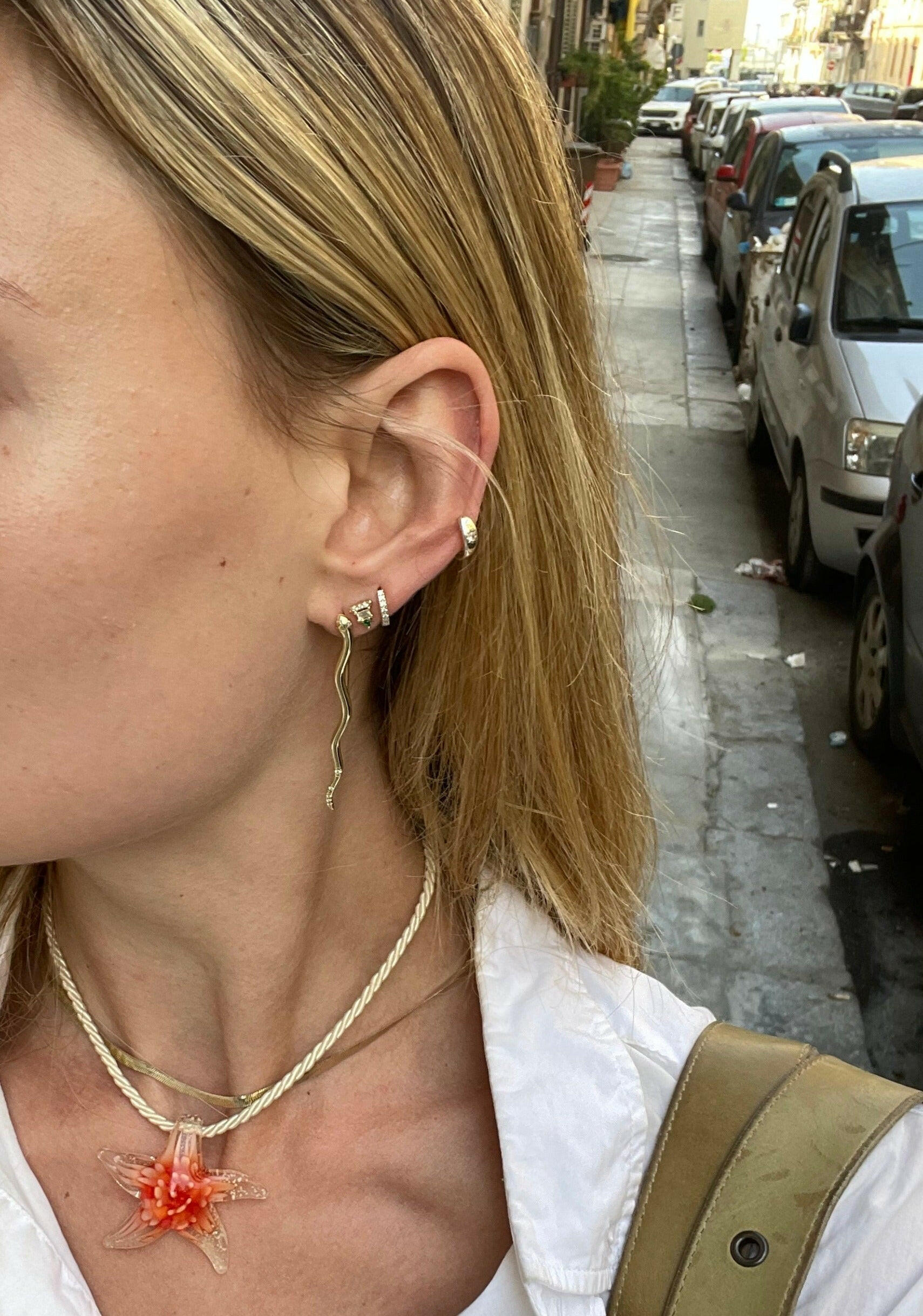 Serpent Earrings - Lemon Lua Serpent Earrings Lemon Lua Default Title Lemon Lua Serpent Earrings Serpent Earrings