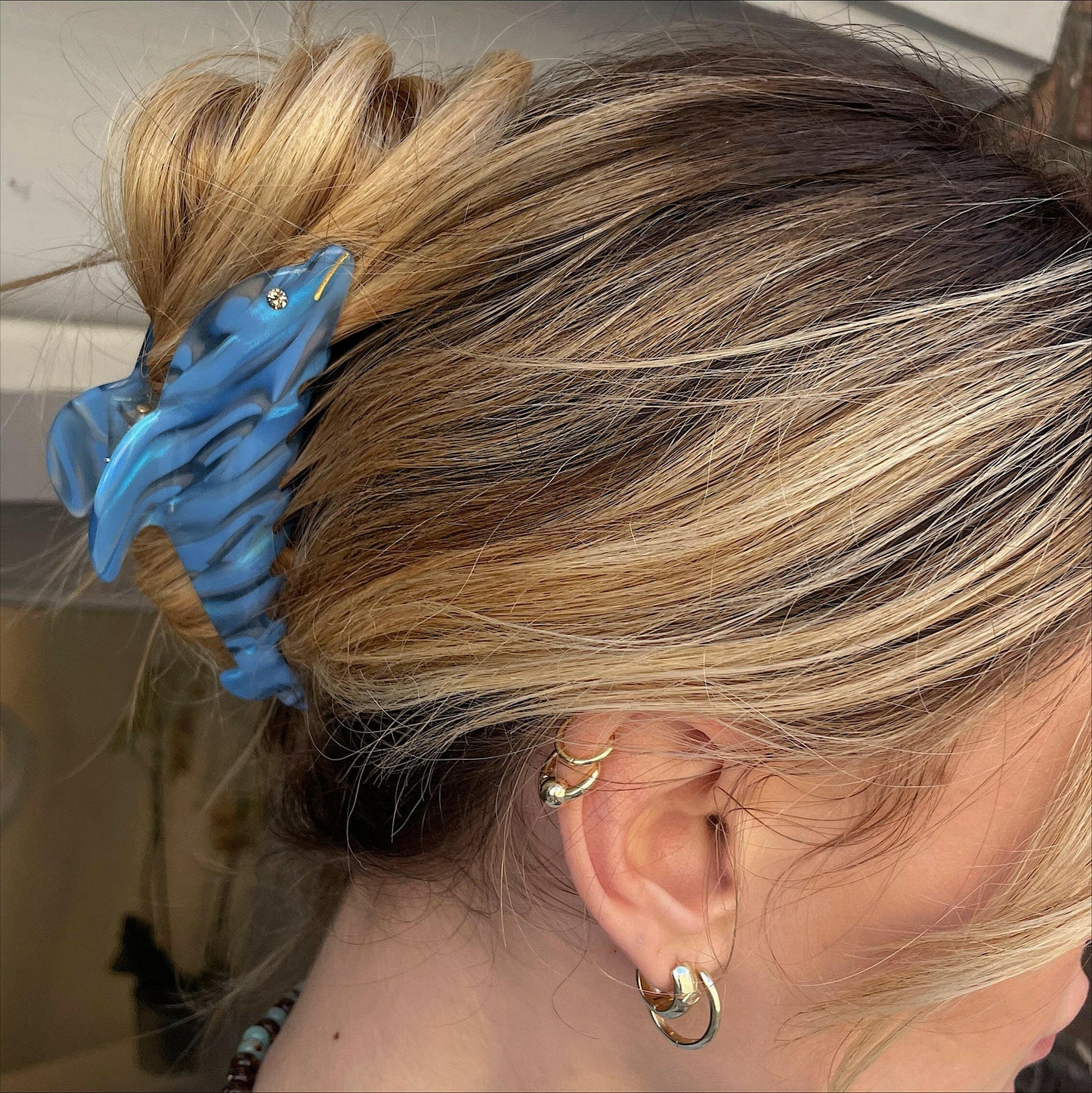 Dolphin Hairclip - Lemon Lua Dolphin Hairclip Lemon Lua Lemon Lua Dolphin Hairclip Dolphin Hairclip