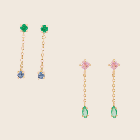 Candy ear studs - Lemon Lua Candy ear studs Lemon Lua Pink / Just one Lemon Lua Candy ear studs Candy ear studs