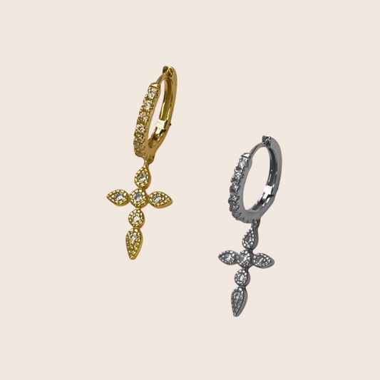 Cross Earrings - Lemon Lua Cross Earrings Lemon Lua Lemon Lua Cross Earrings Cross Earrings