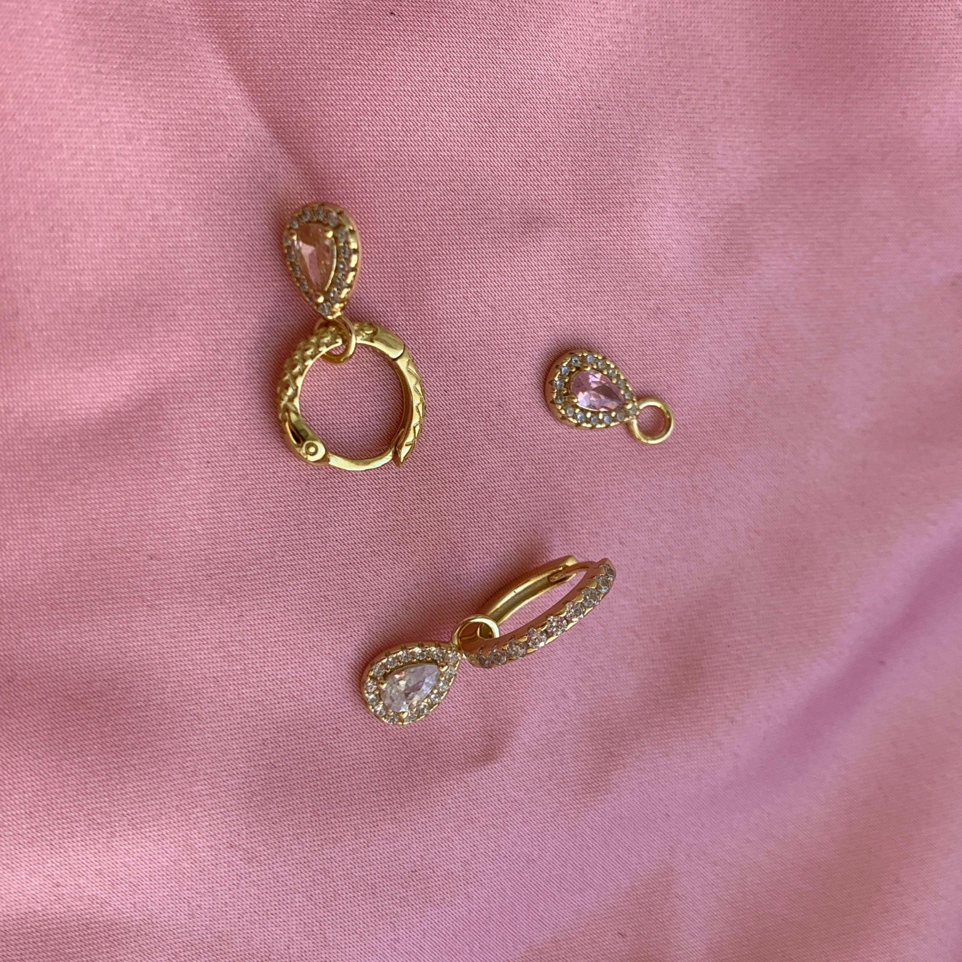 Teardrop charms - Lemon Lua Teardrop charms Lemon Lua White Lemon Lua Teardrop charms Teardrop charms