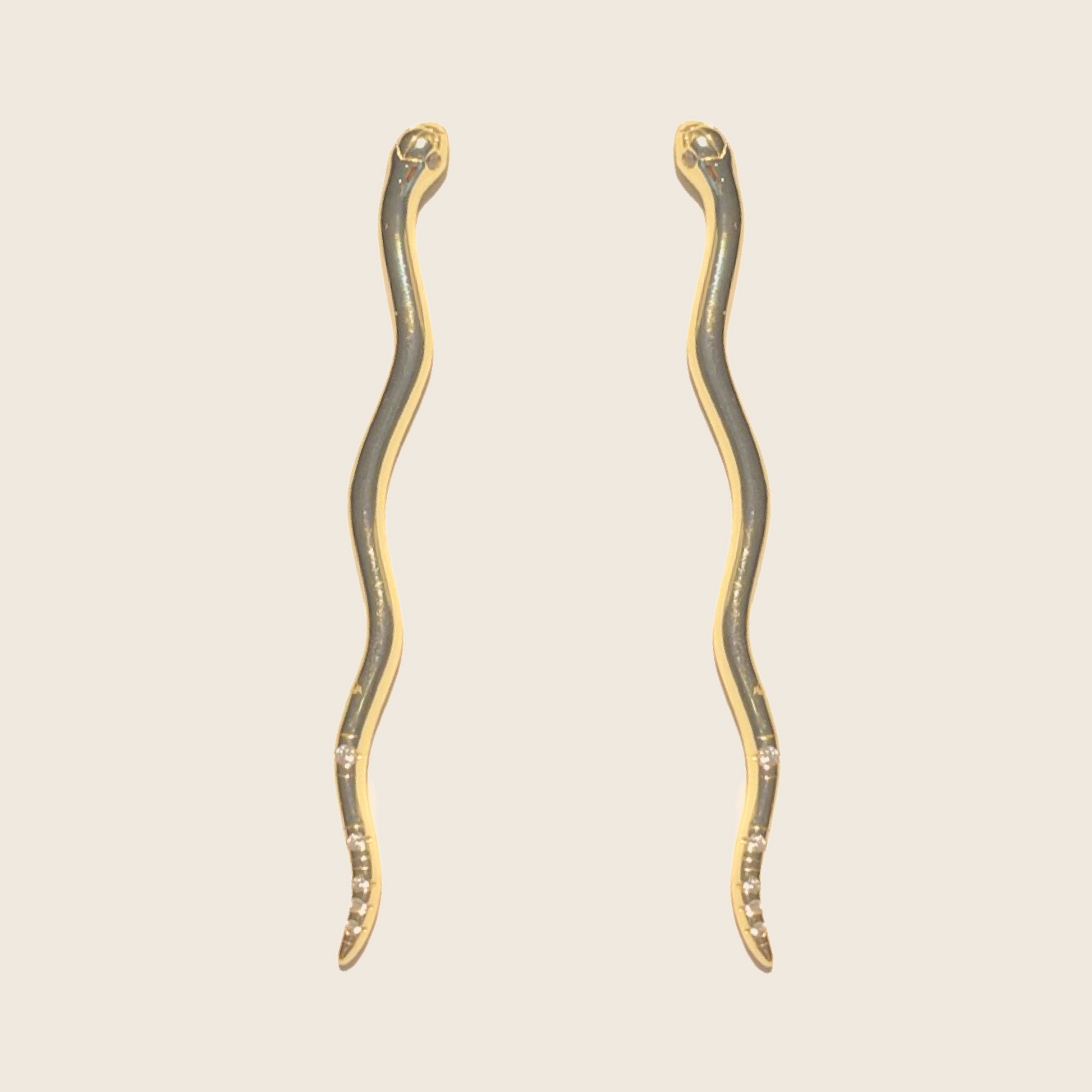 Serpent Earrings - Lemon Lua Serpent Earrings Lemon Lua Default Title Lemon Lua Serpent Earrings Serpent Earrings