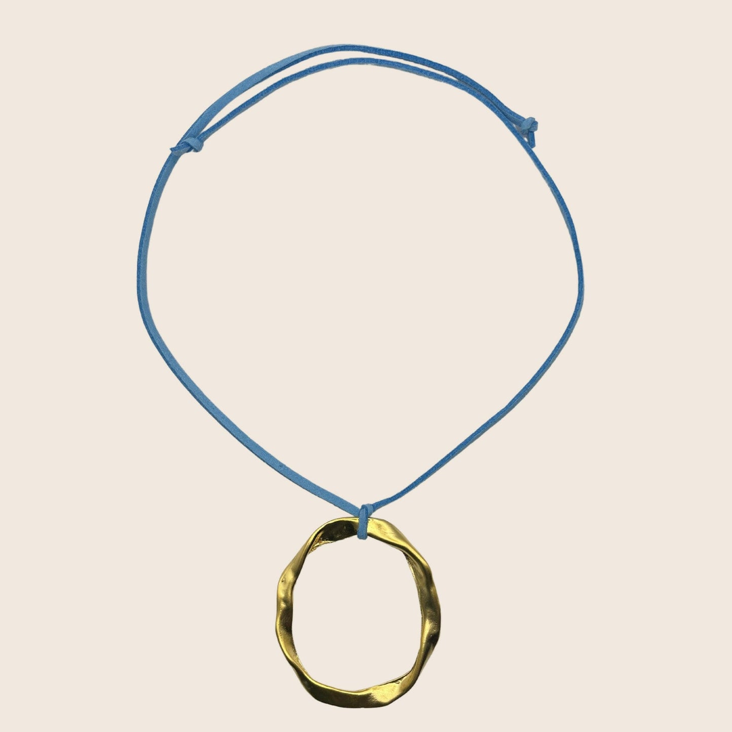 Oval Necklaces - Lemon Lua Oval Necklaces Lemon Lua Gold / Rose Suede Lemon Lua Oval Necklaces Oval Necklaces