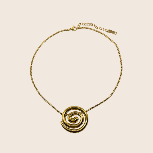 Whirl Necklace - Lemon Lua Whirl Necklace Lemon Lua Gold Lemon Lua Whirl Necklace Whirl Necklace