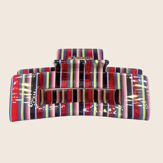 Striped Jelly Hair clip