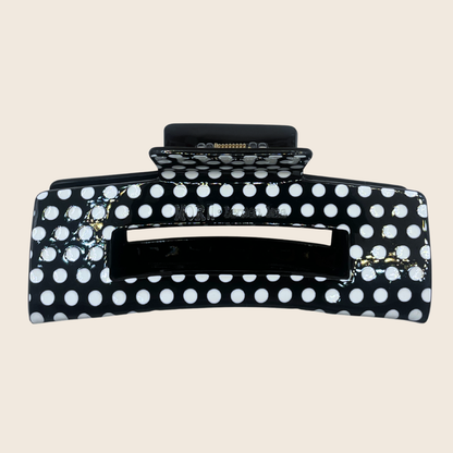 Polkadot Square Hair Claw