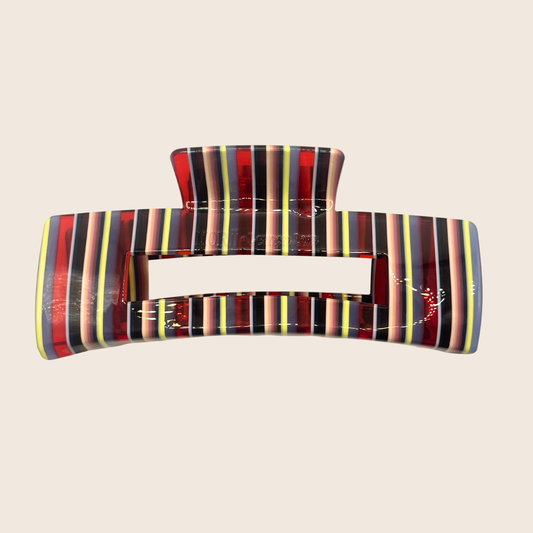 Striped Jelly Hairclip