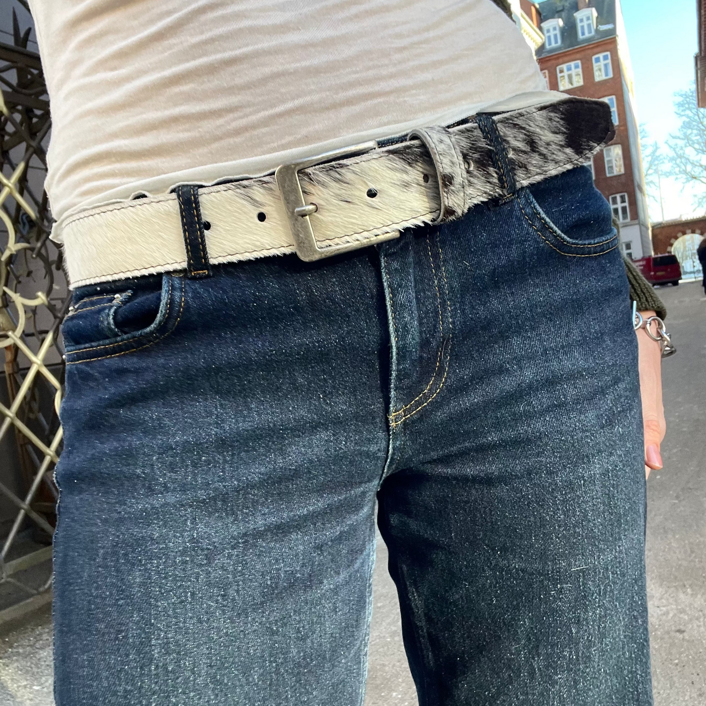 Saddle Cowhide Belt