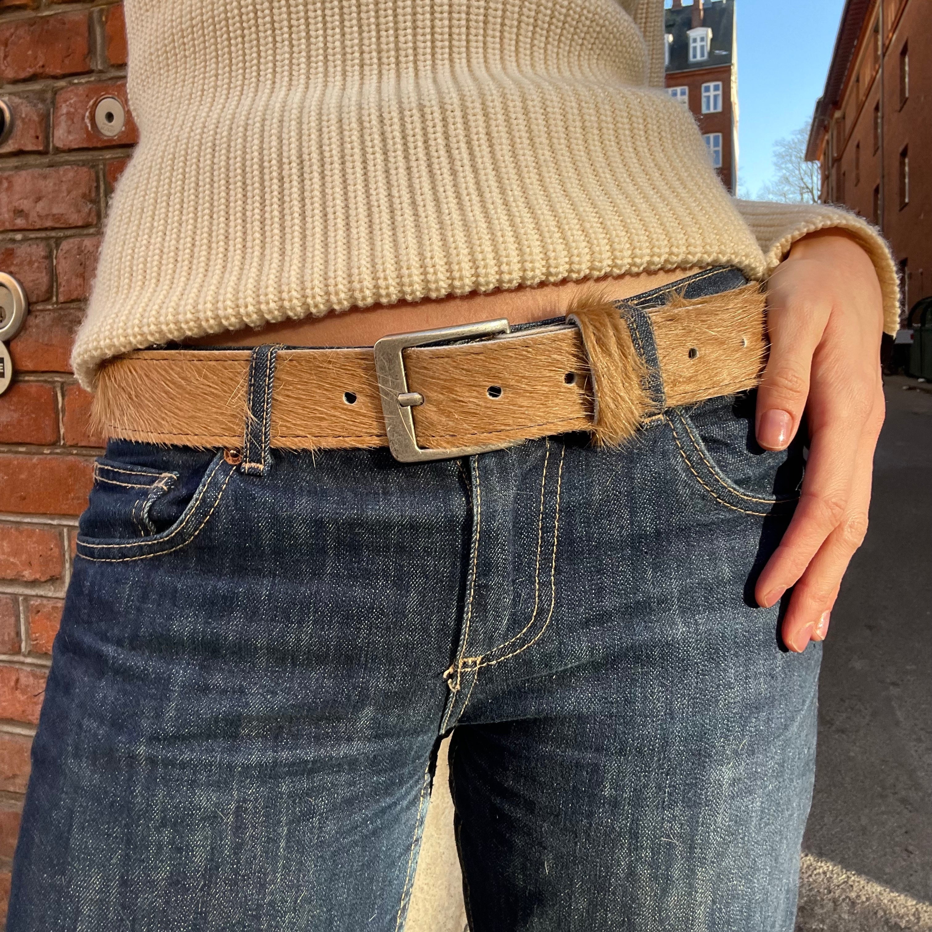 Saddle Cowhide Belt