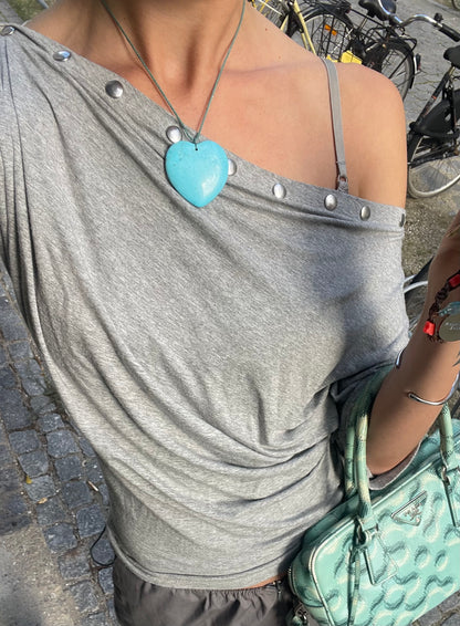 Turquoise Heart Necklace