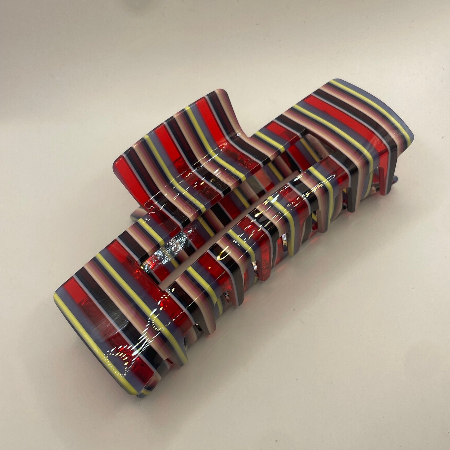 Striped Jelly Hairclip
