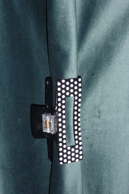 Polkadot Square Hair Claw