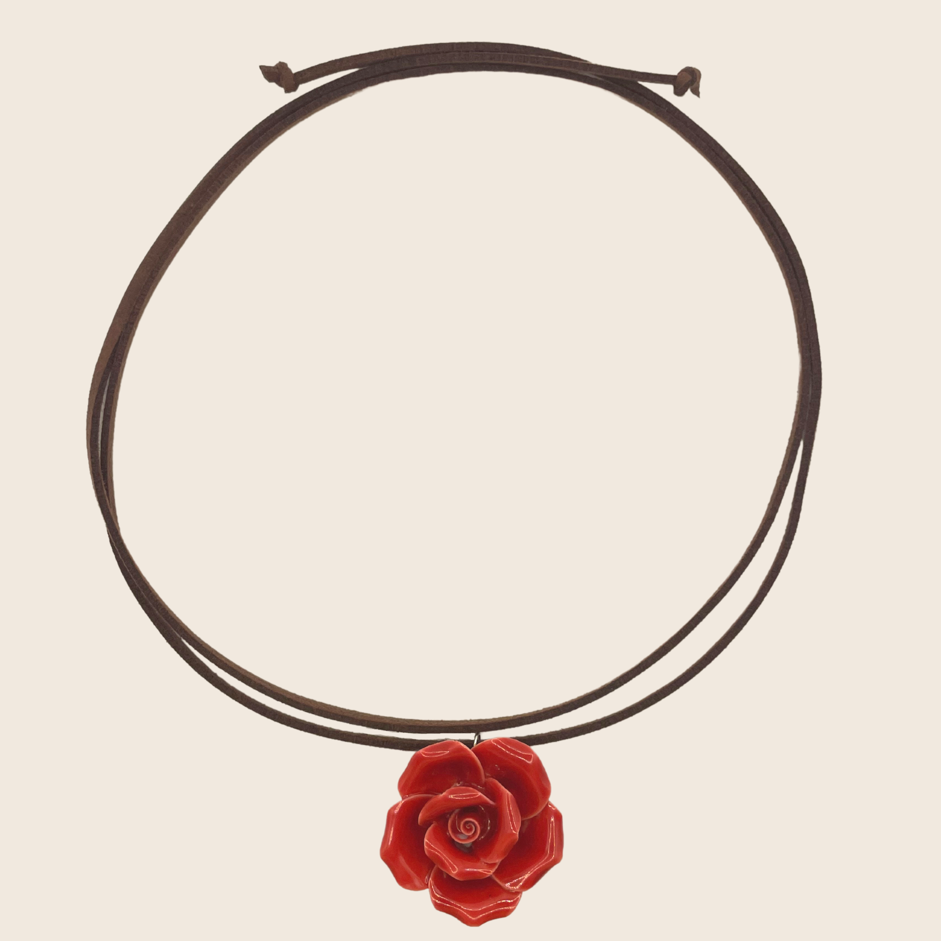 Red Rose Necklace - Lemon Lua Red Rose Necklace Lemon Lua Lemon Lua Red Rose Necklace Red Rose Necklace
