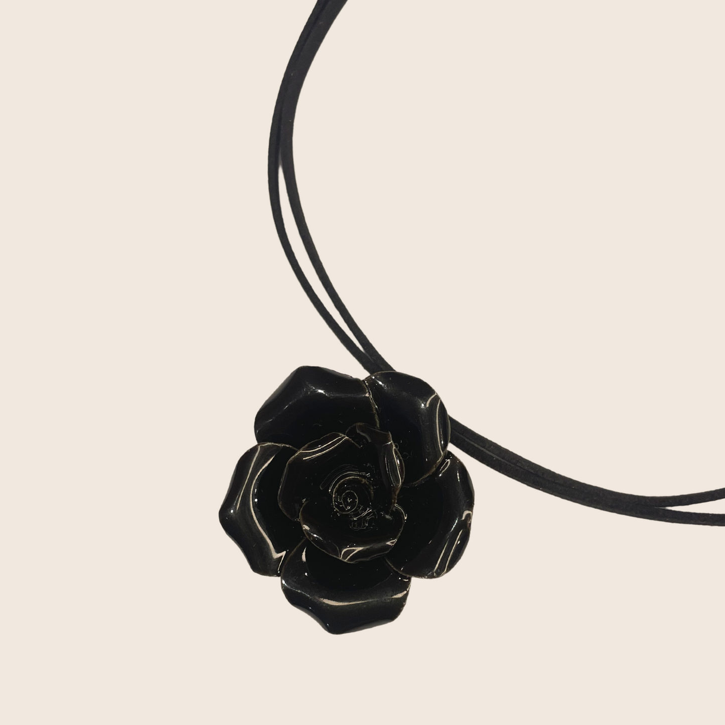 Black Rose Necklace - Lemon Lua Black Rose Necklace Lemon Lua Lemon Lua Black Rose Necklace Black Rose Necklace