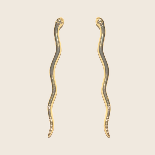 Serpent Earrings - Lemon Lua Serpent Earrings Lemon Lua Lemon Lua Serpent Earrings Serpent Earrings